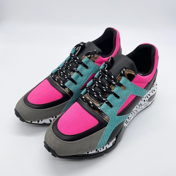 Steve Maddens Cliff Bright Multicolored Sneakers - Picture 5 of 9